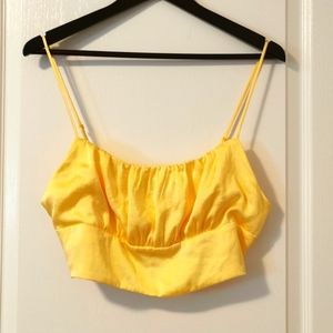 Wilfred yellow silky blouse